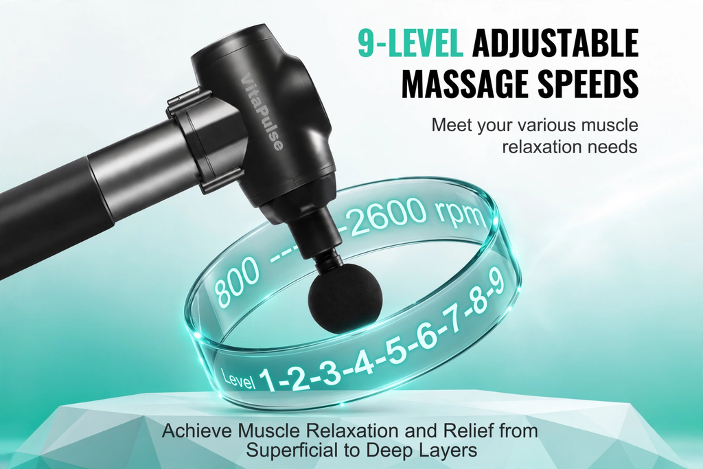 VitalPulse™ Deep Tissue Recovery Massage Gun - Professional Edition