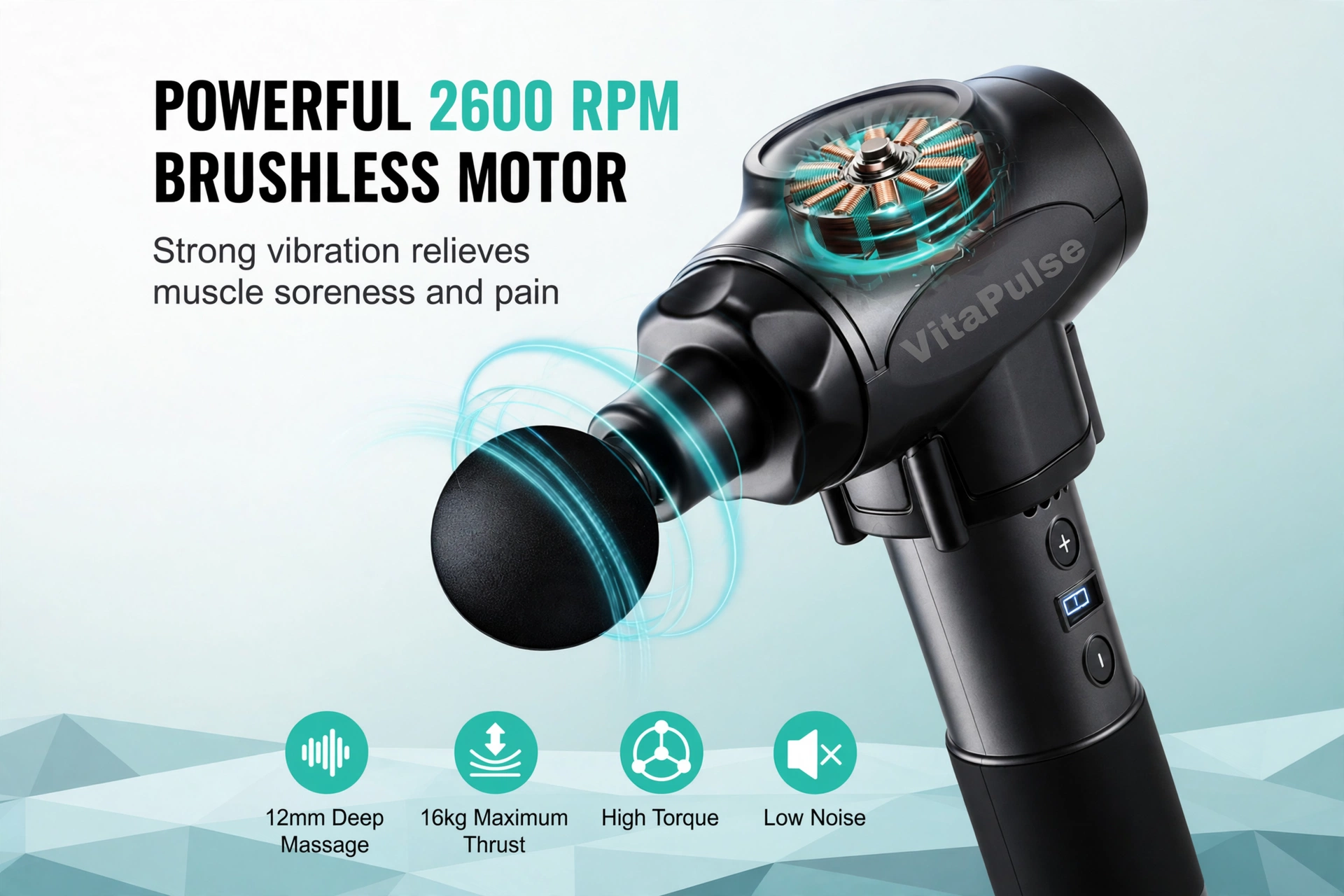VitalPulse™ Deep Tissue Recovery Massage Gun - Professional Edition