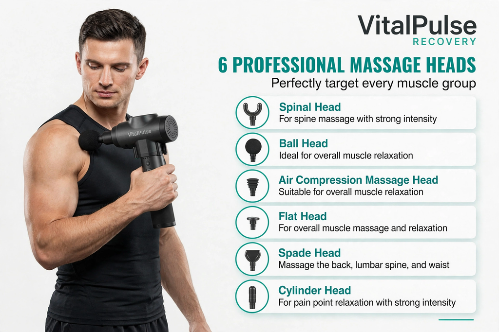 VitalPulse™ Deep Tissue Recovery Massage Gun - Professional Edition