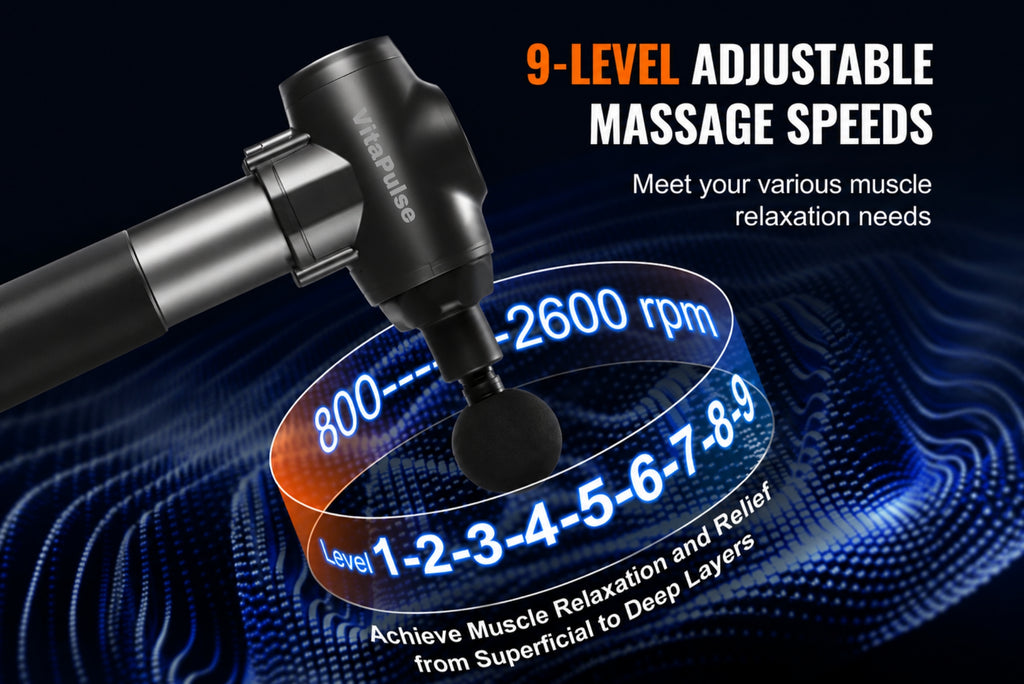 VitalPulse™ Deep Tissue Recovery Massage Gun - Professional Edition